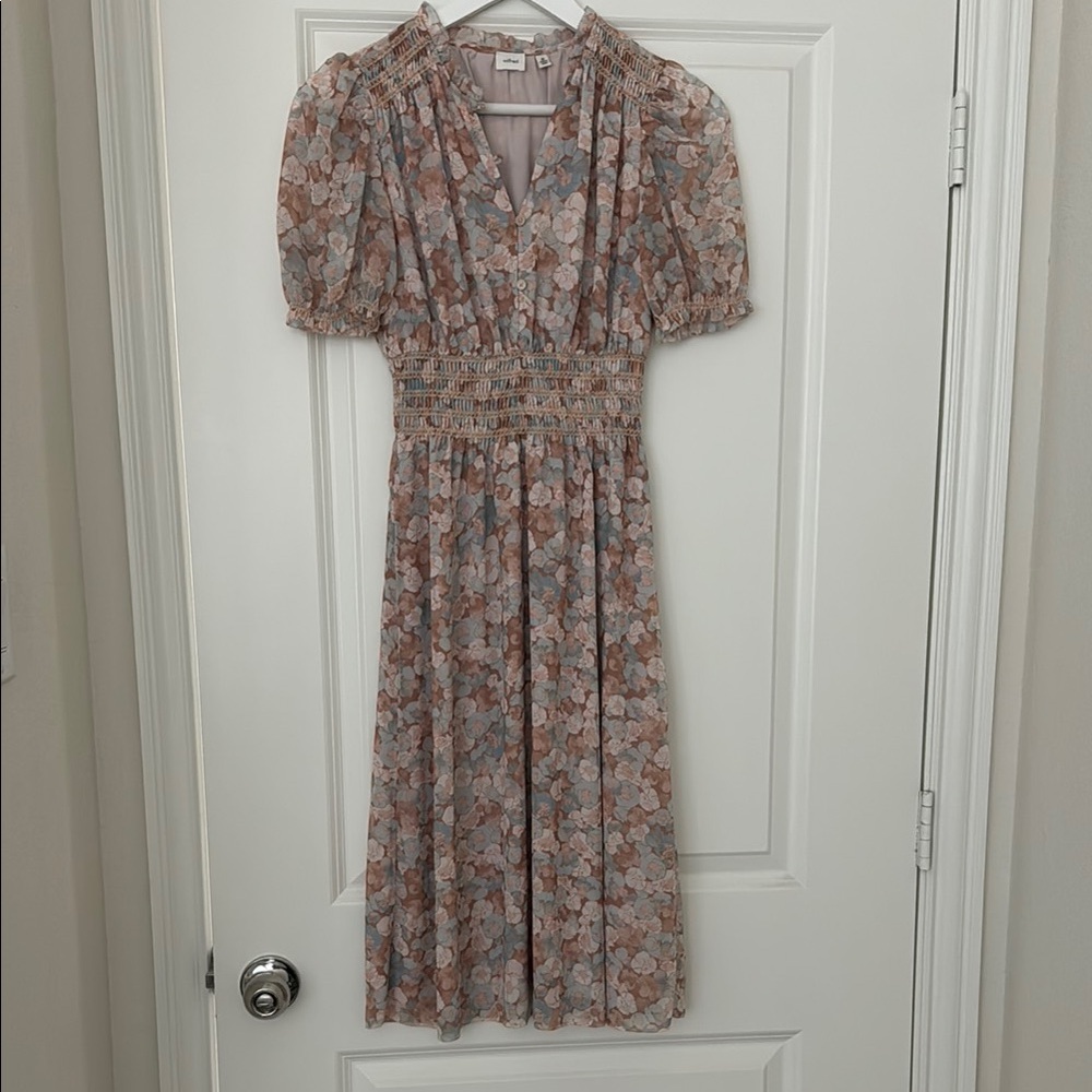 Aritizia Floral Midi Dress